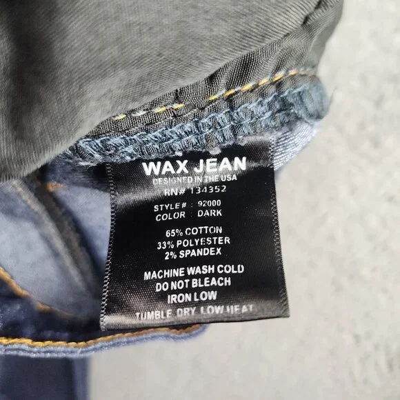 Womens Slim Fit High Waist Bootcut Jean Size 9 Dark Wash Stretch Heel High Denim - Picture 4 of 11